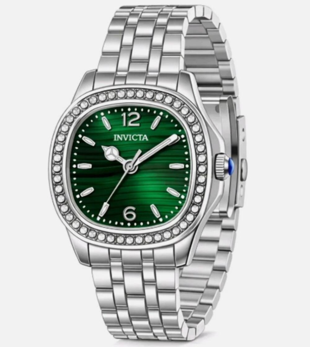 Invicta Wildflower Ember Women's Watch - 31mm, Steel/Green (69393)